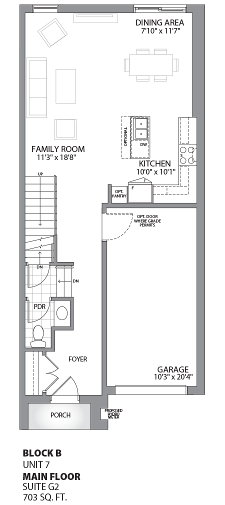 Floorplan - UNIT 7 - Ground floor