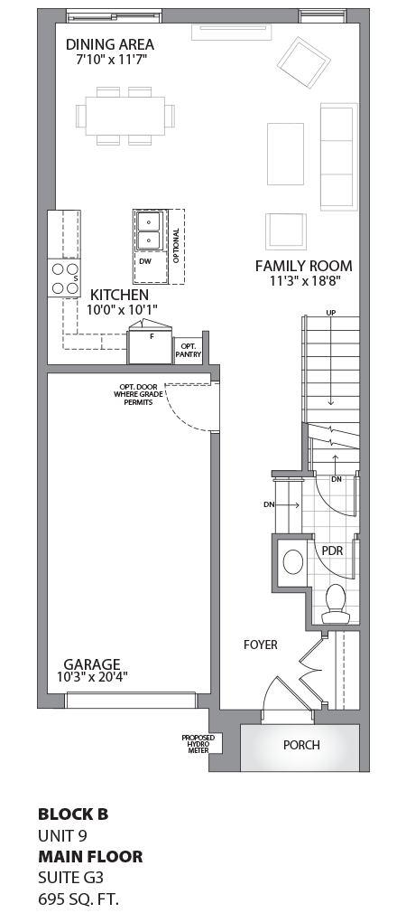 Floorplan - UNIT 9 - Ground floor